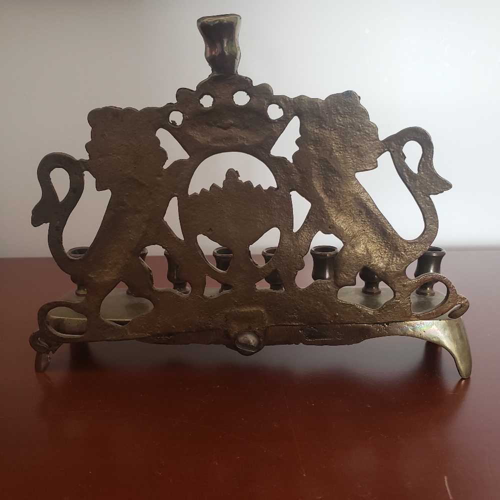 Brass Minorah - Picture 5 of 8
